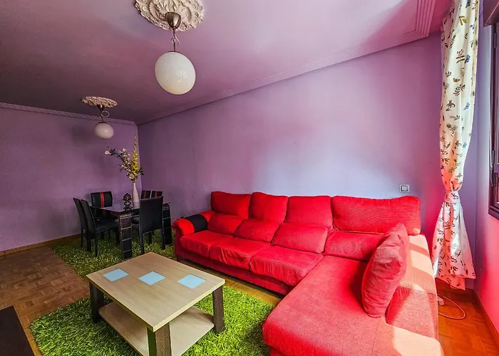 3 Large Modern Flat With Private Parking * Oviedo